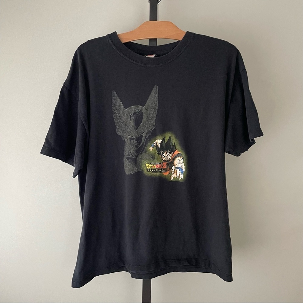 Y2K Vintage Dragonball Z Tshirt Mens Tee Goku Graphic Anime KING Tag Size Large